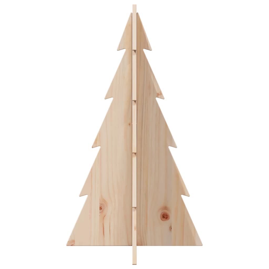 Kerstdecoratie kerstboom 80 cm massief grenenhout - AllerleiShop