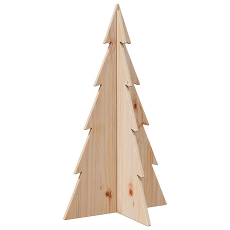 Kerstdecoratie kerstboom 80 cm massief grenenhout - AllerleiShop