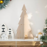 Kerstdecoratie kerstboom 80 cm massief grenenhout - AllerleiShop