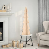 Kerstdecoratie kerstboom 112 cm massief grenenhout - AllerleiShop