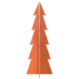 Kerstdecoratie kerstboom 112 cm massief grenenhout wasbruin - AllerleiShop