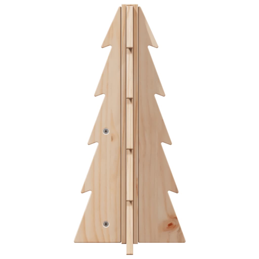 Kerstdecoratie kerstboom 49 cm massief grenenhout - AllerleiShop