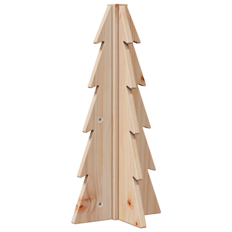 Kerstdecoratie kerstboom 49 cm massief grenenhout - AllerleiShop