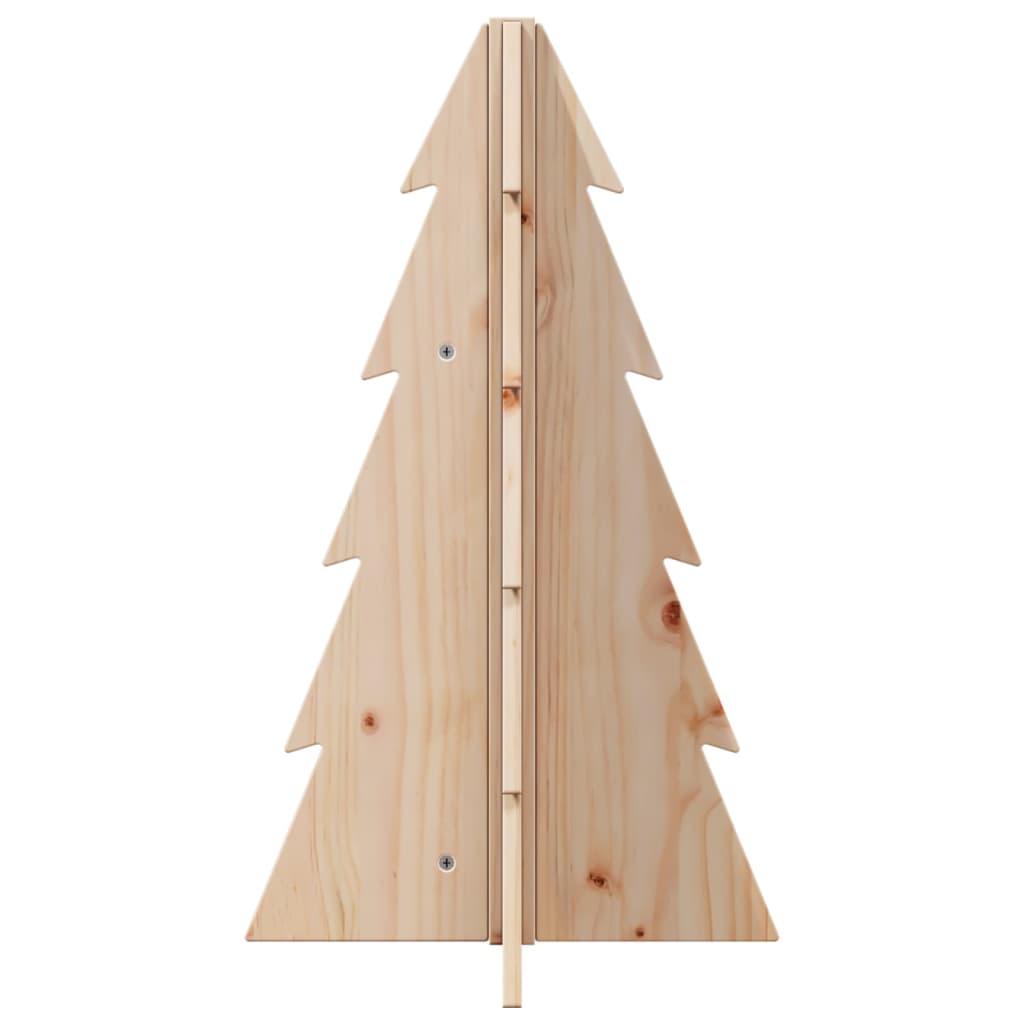 Kerstdecoratie kerstboom 69,5 cm massief grenenhout - AllerleiShop