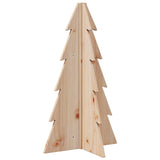 Kerstdecoratie kerstboom 69,5 cm massief grenenhout - AllerleiShop