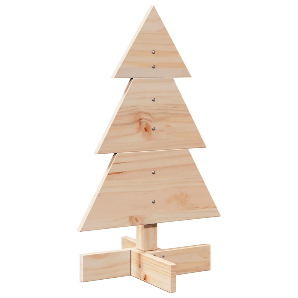 Kerstdecoratie kerstboom 60 cm massief grenenhout - AllerleiShop