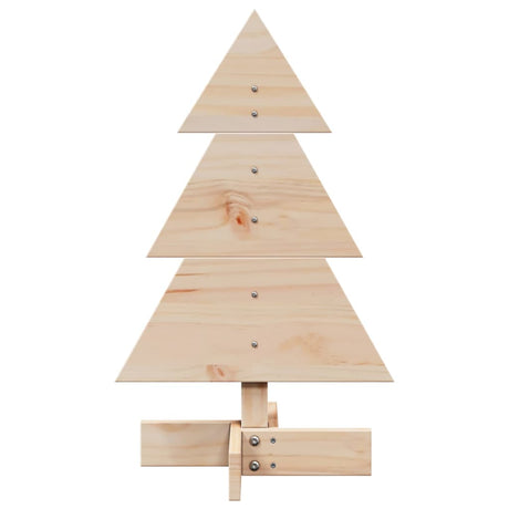 Kerstdecoratie kerstboom 60 cm massief grenenhout - AllerleiShop