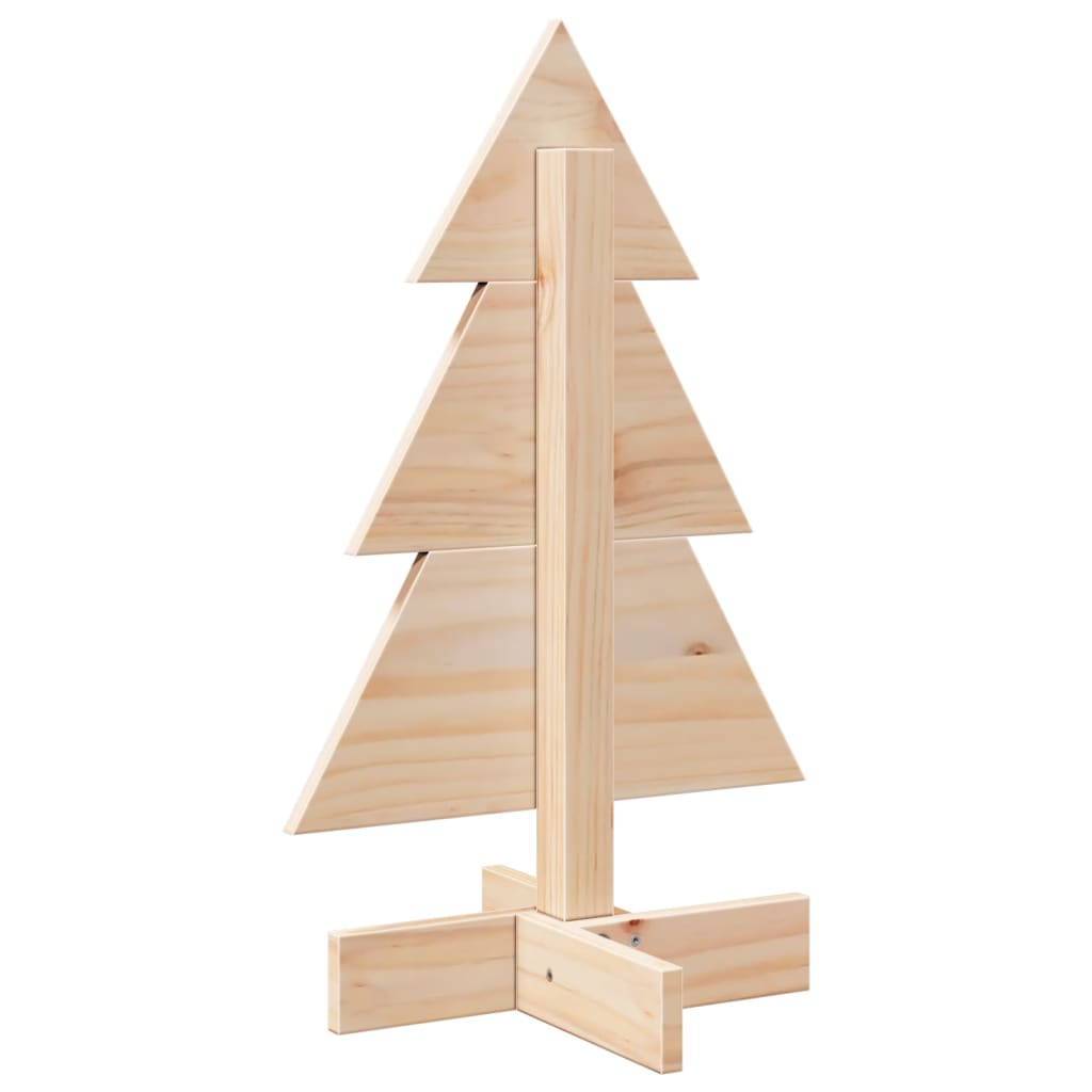 Kerstdecoratie kerstboom 60 cm massief grenenhout - AllerleiShop