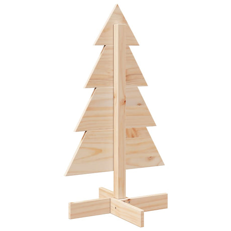 Kerstdecoratie kerstboom 80 cm massief grenenhout - AllerleiShop