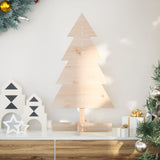 Kerstdecoratie kerstboom 80 cm massief grenenhout - AllerleiShop