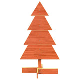 Kerstdecoratie kerstboom 80 cm massief grenenhout wasbruin - AllerleiShop