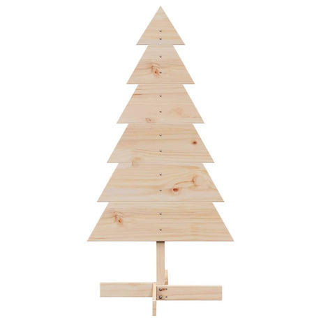 Kerstdecoratie kerstboom 120 cm massief grenenhout - AllerleiShop