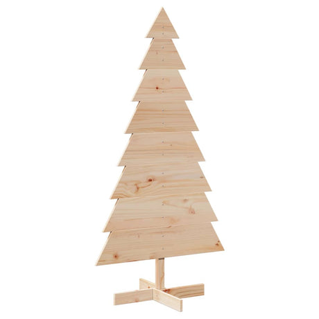 Kerstdecoratie kerstboom 150 cm massief grenenhout - AllerleiShop