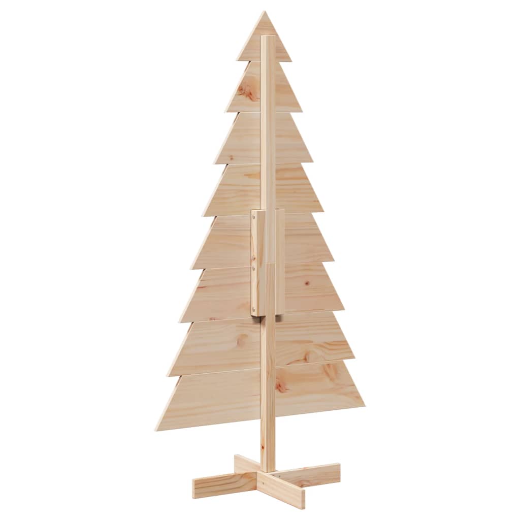 Kerstdecoratie kerstboom 150 cm massief grenenhout - AllerleiShop