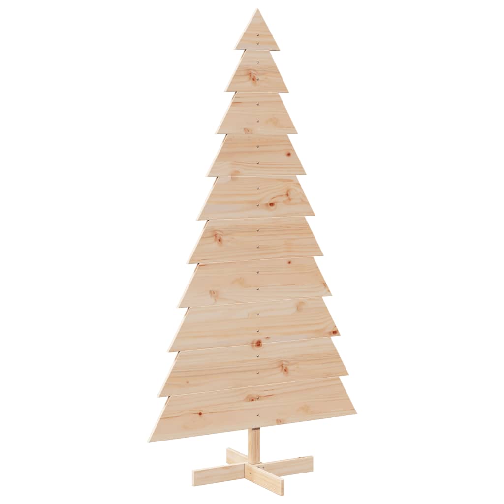 Kerstdecoratie kerstboom 180 cm massief grenenhout - AllerleiShop