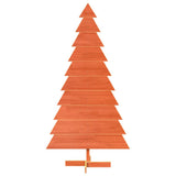 Kerstdecoratie kerstboom 180 cm massief grenenhout wasbruin - AllerleiShop