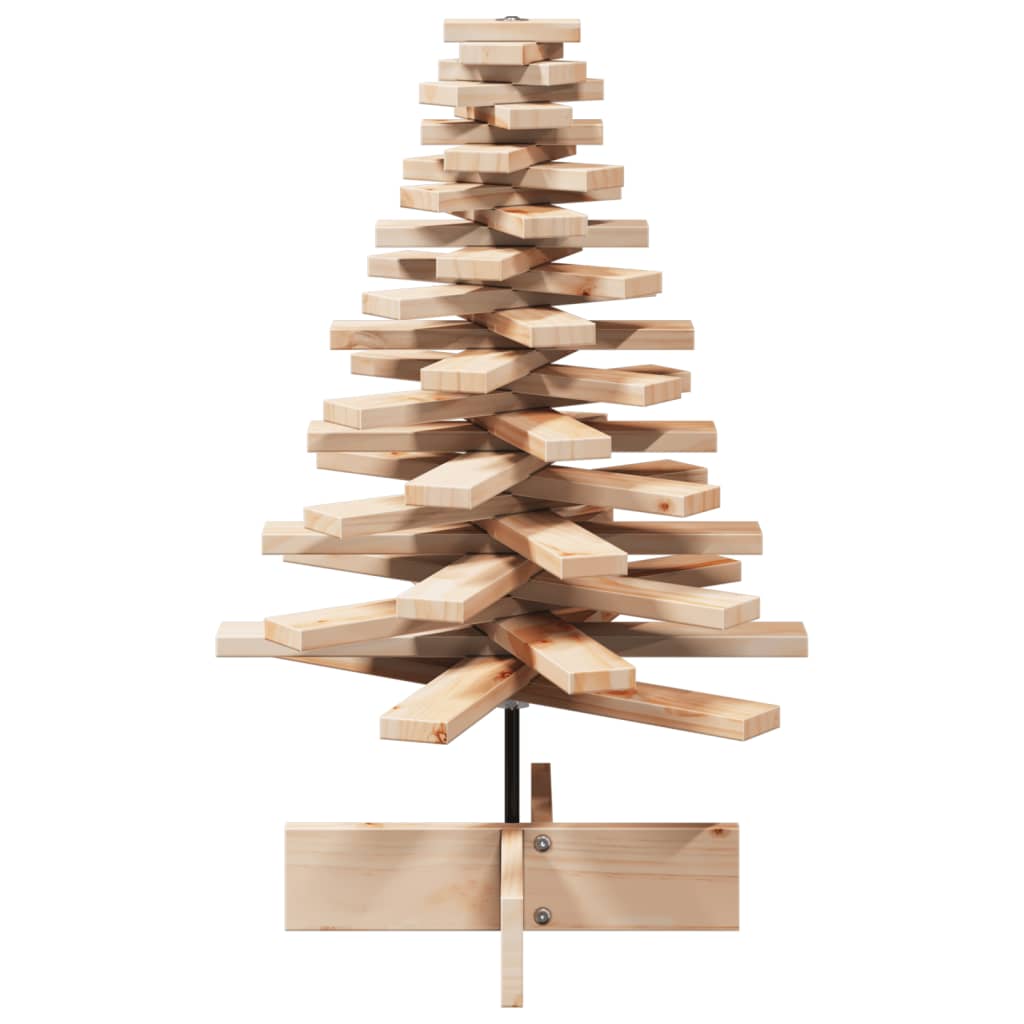 Kerstdecoratie kerstboom 80 cm massief grenenhout - AllerleiShop