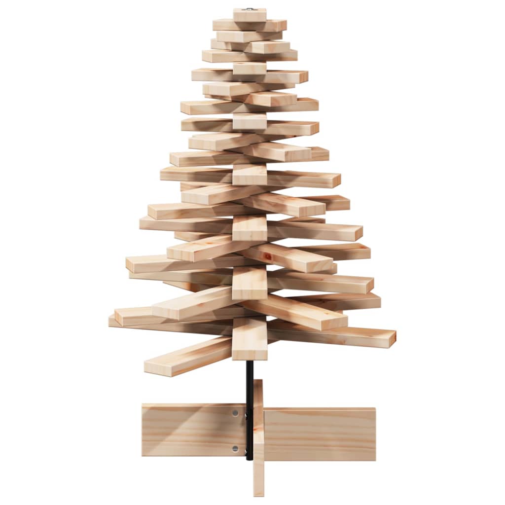 Kerstdecoratie kerstboom 80 cm massief grenenhout - AllerleiShop