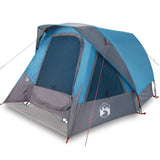 Tent 4-persoons waterdicht blauw