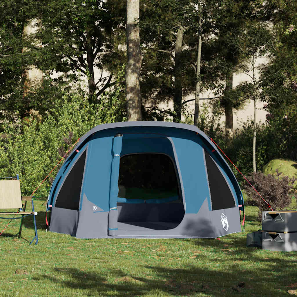 Tent 4-persoons waterdicht blauw