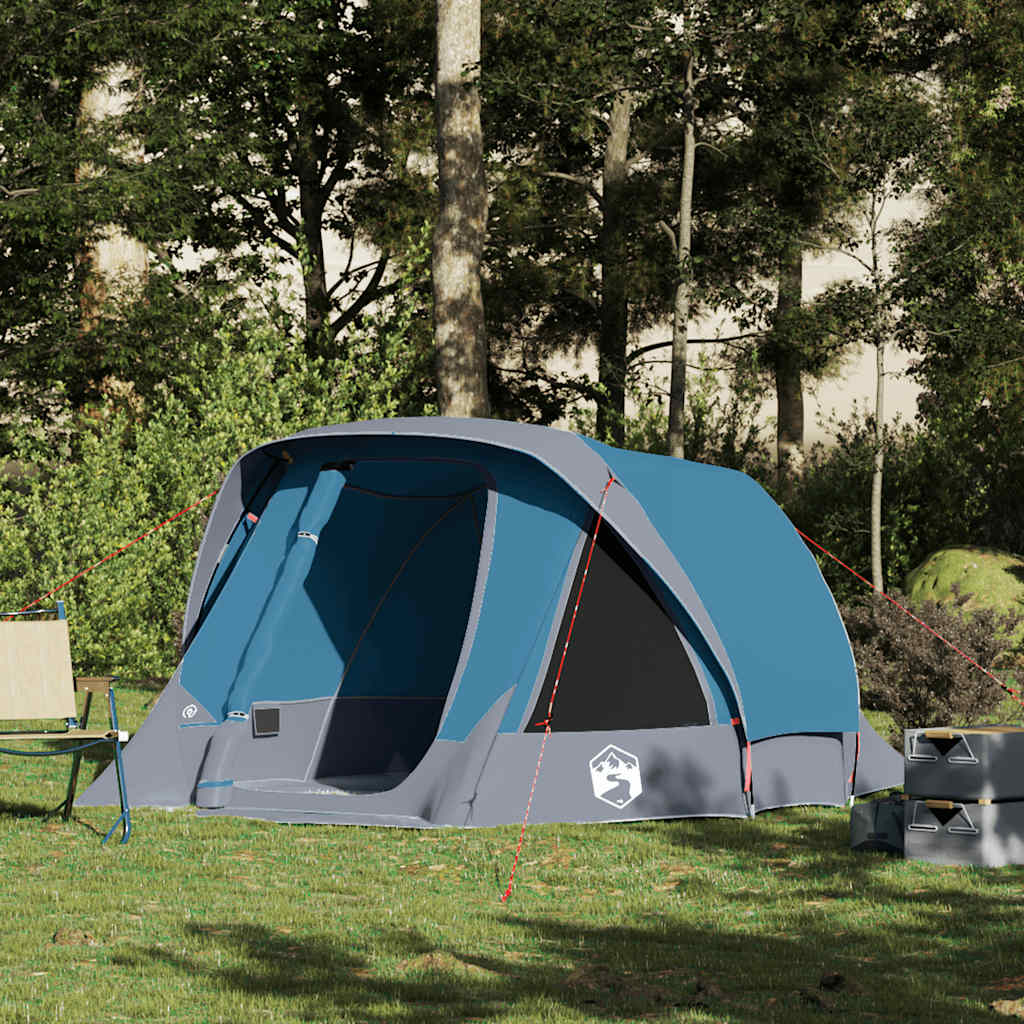 Tent 4-persoons waterdicht blauw