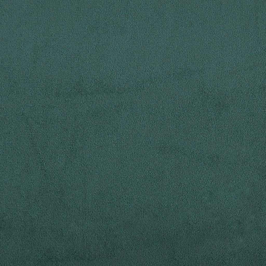Boxspring met matras fluweel donkergroen 160x220 cm
