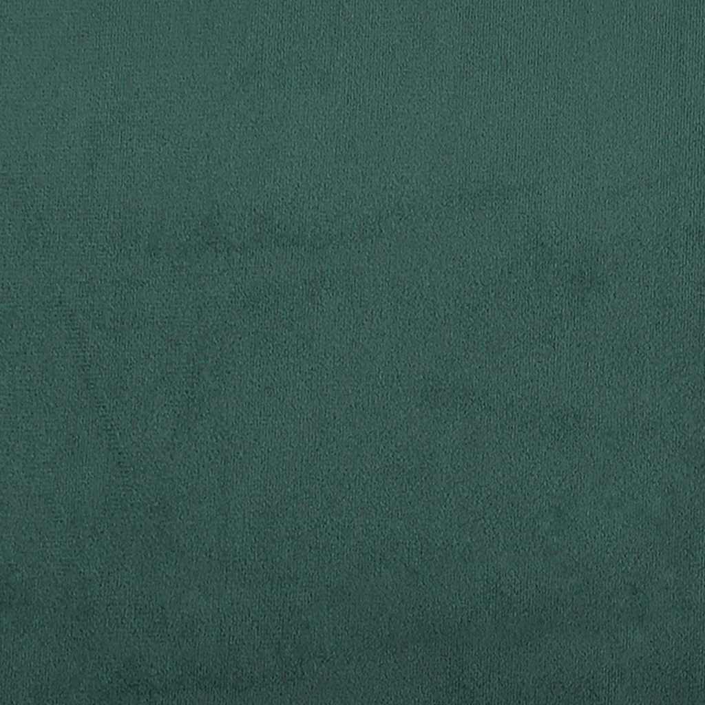 Boxspring met matrassen fluweel donkergroen 200x210 cm