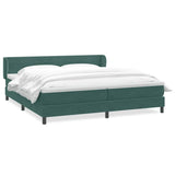 Boxspringbed met matrassen 180x220 cm fluweel donkergroen