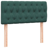 Boxspring met matras fluweel donkergroen 80x210 cm