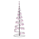 Kerstboom lichtkegel met kerstballen 100 LED's warmwitte 150 cm - AllerleiShop