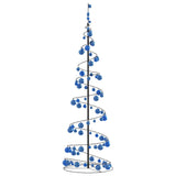 Kerstboom lichtkegel met kerstballen 120 LED's warmwitte 180 cm - AllerleiShop