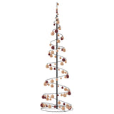 Kerstboom lichtkegel met kerstballen 120 LED's warmwitte 180 cm - AllerleiShop