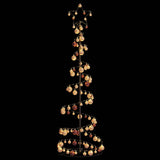 Kerstboom lichtkegel met kerstballen 120 LED's warmwitte 180 cm - AllerleiShop