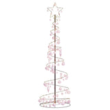 Kerstboom lichtkegel met kerstballen 120 LED's warmwitte 180 cm - AllerleiShop