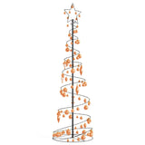 Kerstboom lichtkegel met kerstballen 120 LED's warmwitte 180 cm - AllerleiShop