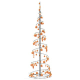 Kerstboom lichtkegel met kerstballen 120 LED's warmwitte 180 cm - AllerleiShop