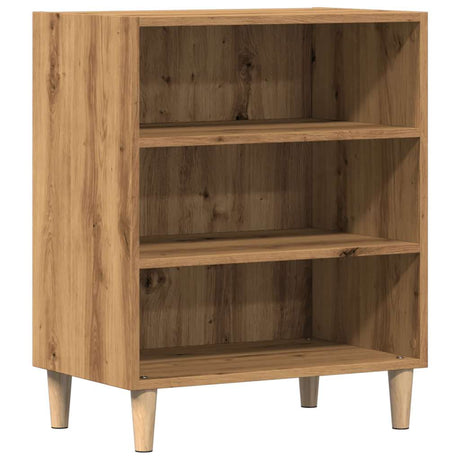 Dressoir 57x35x75 cm bewerkt hout artisanaal eikenkleurig - AllerleiShop