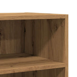 Dressoir 57x35x75 cm bewerkt hout artisanaal eikenkleurig - AllerleiShop