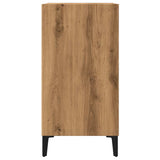 Dressoir 57x35x75 cm bewerkt hout artisanaal eikenkleurig - AllerleiShop