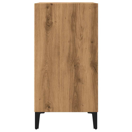 Dressoir 57x35x75 cm bewerkt hout artisanaal eikenkleurig - AllerleiShop