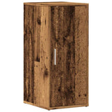 Schoenenkast 32x35x70 cm bewerkt hout oud houtkleurig - AllerleiShop