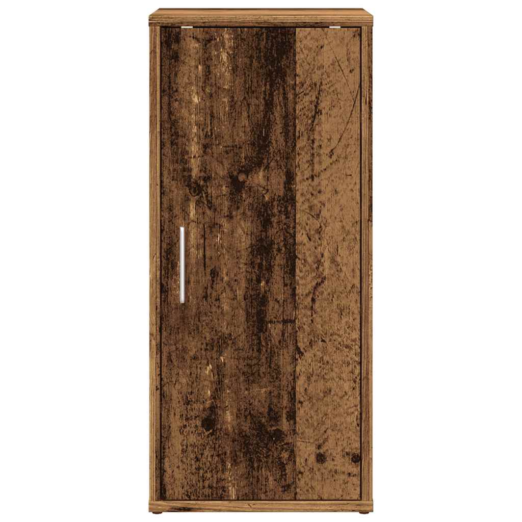 Schoenenkasten 2 st 32x35x70 cm bewerkt hout oud houtkleurig - AllerleiShop