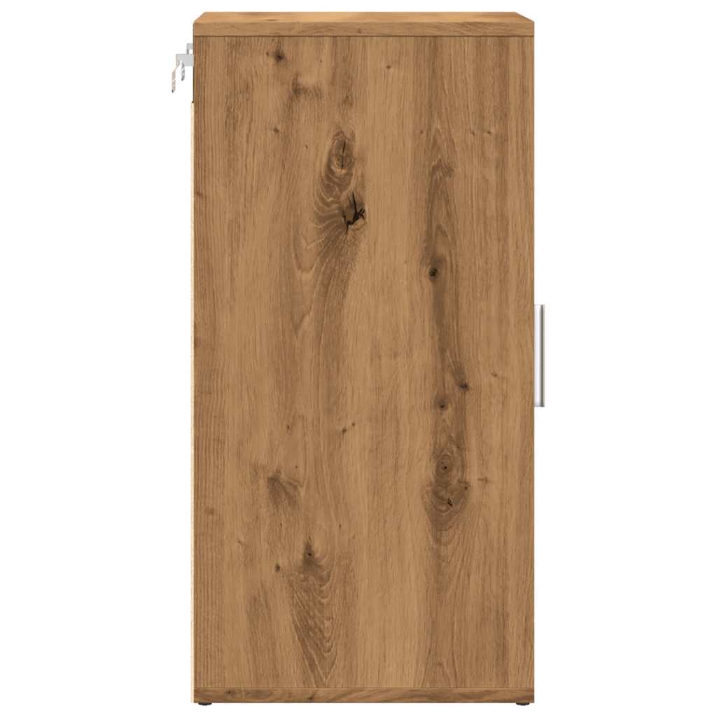 Schoenenkasten 2 st 32x35x70 cm bewerkt hout artisanaal eiken - AllerleiShop