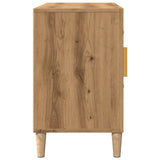 Dressoir 100x36x60 cm bewerkt hout artisanaal eikenkleurig - AllerleiShop