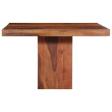 Eettafel 120x120x77 cm massief acaciahout - AllerleiShop