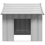 Hondenhok met dak 85x107x81 cm gegalvaniseerd staal - AllerleiShop