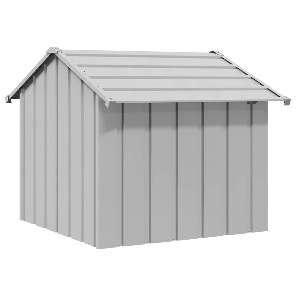 Hondenhok met dak 85x107x81 cm gegalvaniseerd staal - AllerleiShop