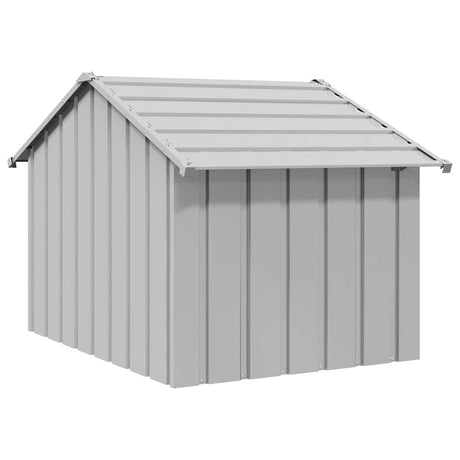 Hondenhok met dak 83x130x85 cm gegalvaniseerd staal - AllerleiShop