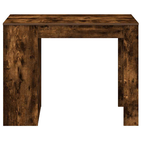 Bureau met lade&plank 102x62x77,5 cm bewerkt hout gerookt eiken - AllerleiShop