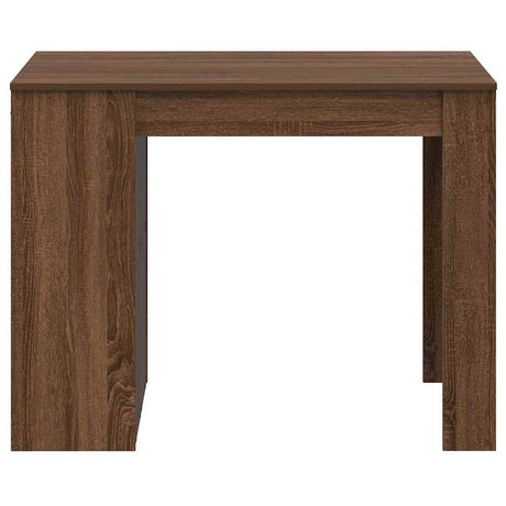 Bureau met lade en plank 102x62x77,5cm bewerkt hout bruin eiken - AllerleiShop